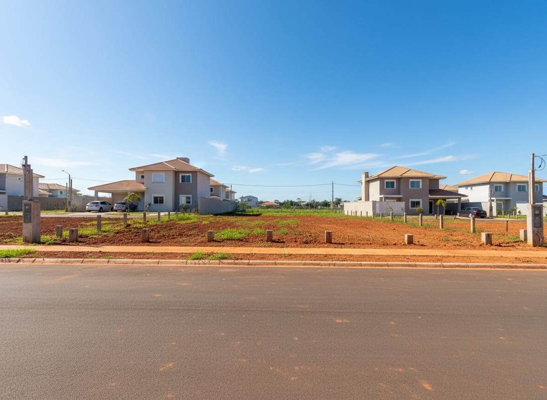 Lote urbano pronto para construir